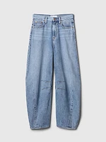 High Rise Horseshoe Jeans