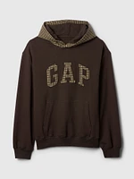 Houndstooth Logo Hoodie
