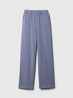 Seamed Wide-Leg Sweatpants