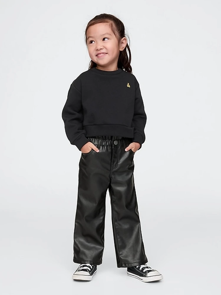 babyGap Vegan Leather Stride Pants