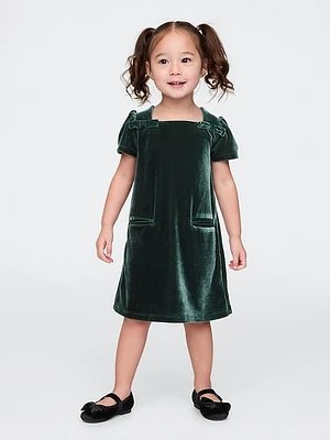 babyGap Velour Bow Shift Dress