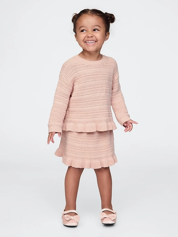 babyGap Ruffle Sweater Skirt Set