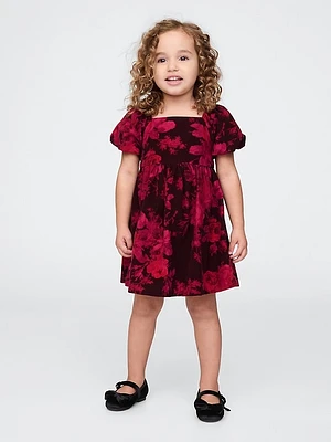 Baby & Toddler Puff-Sleeve Corduroy Dress