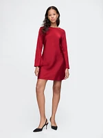 Recycled Satin Mini Dress