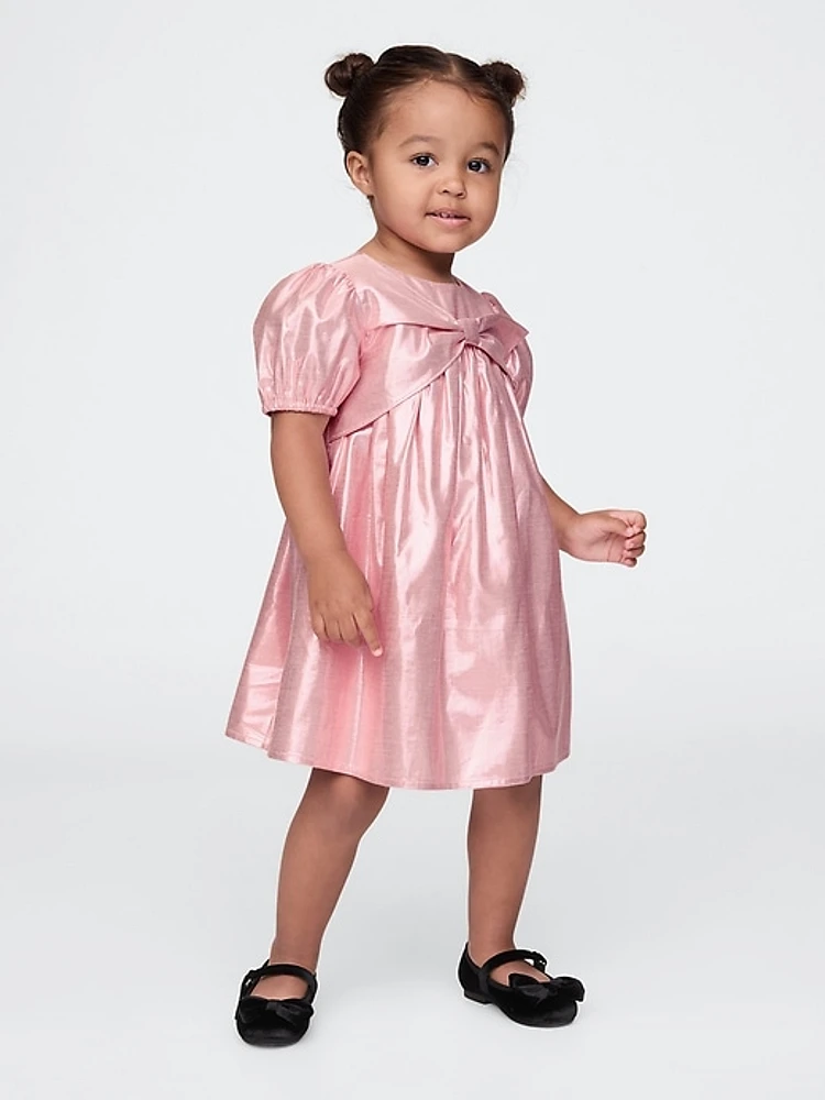 babyGap Metallic Bow Dress