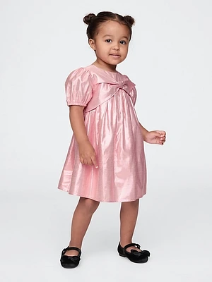 babyGap Metallic Bow Dress