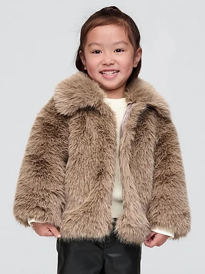 Baby & Toddler Recycled Faux Fur Jacket