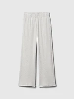 Kids Waffle-Knit Wide-Leg Pants