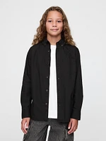 Kids Organic Cotton Poplin Shirt