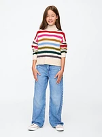 Kids CashSoft Oversized Mockneck Sweater