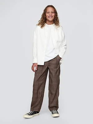 Kids Pull-On Plaid Pants