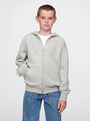 Kids Vintage Soft Zip Hoodie