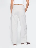 High Rise Barrel Jeans