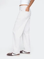High Rise Barrel Jeans