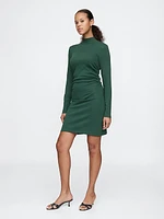 Modern Rib Mockneck Mini Dress