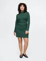 Modern Rib Mockneck Mini Dress