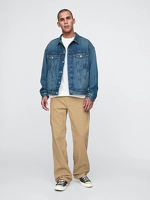 '90s Loose Corduroy Carpenter Pants