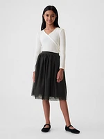 Kids Tulle Midi Skirt