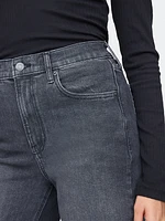 High Rise Stride Wide-Leg Jeans