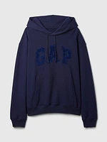 Oversized Chenille Logo Hoodie