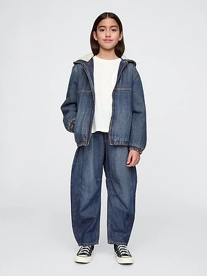 Kids Mid Rise Horseshoe Jeans