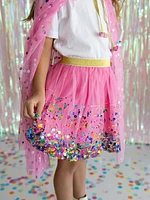 Sweet Wink Raspberry Confetti Tutu