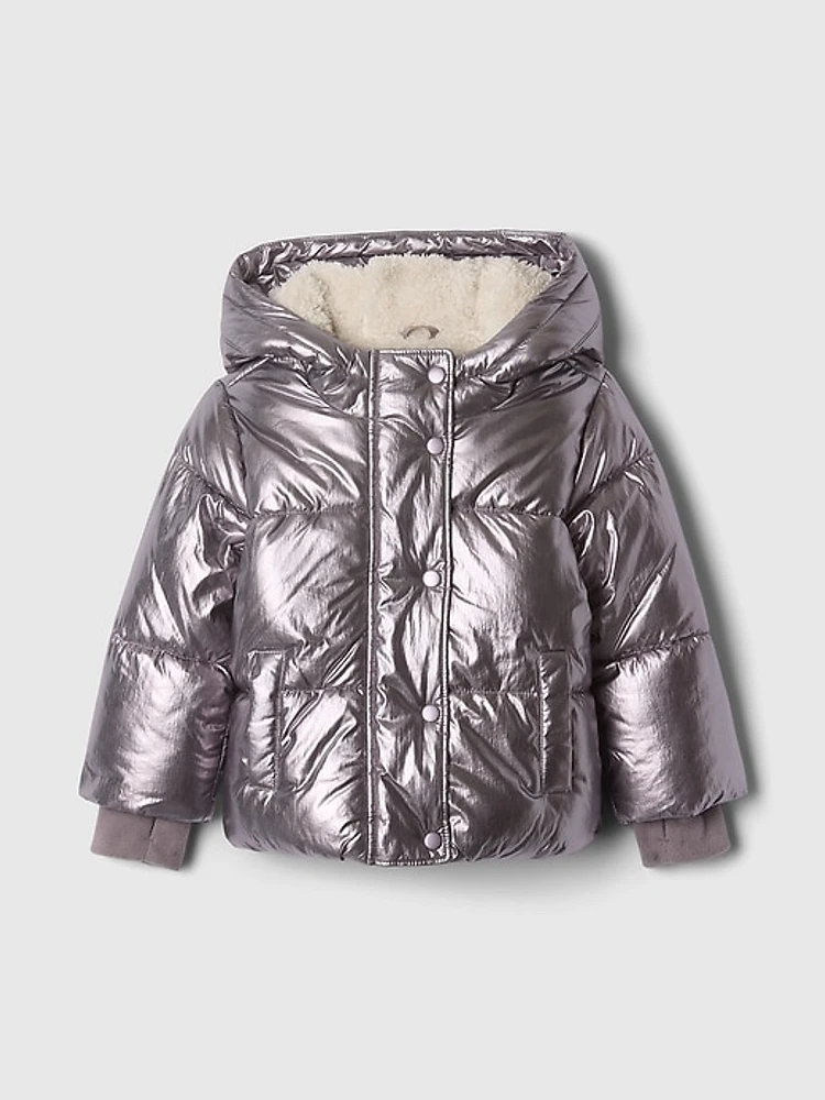 babyGap Recycled Nylon Cozy Puffer Jacket