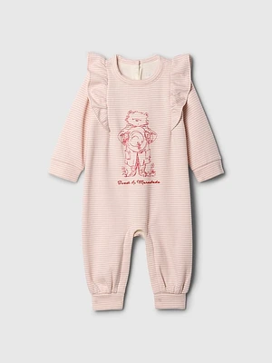 Baby Paddington Vintage Soft Footless One-Piece