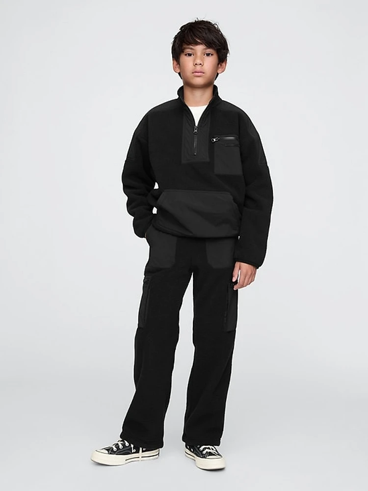 Kids Sherpa Half-Zip Pullover