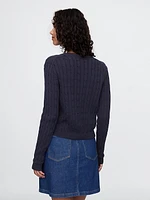 Cable-Knit Cardigan