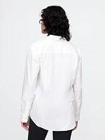 Organic Cotton Poplin Long Shirt