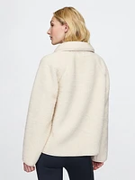 GapFit Oversized Sherpa Raglan Jacket