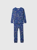 Baby & Toddler Organic Brushed Cotton Holiday PJ Set