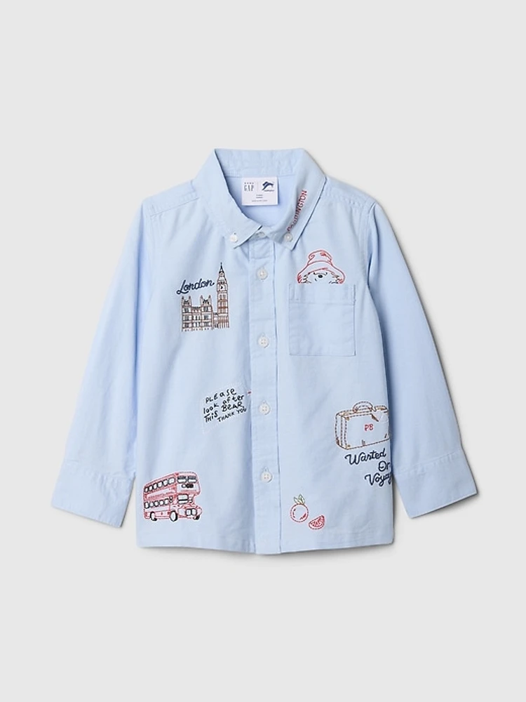 babyGap Paddington Embroidered Oxford Shirt