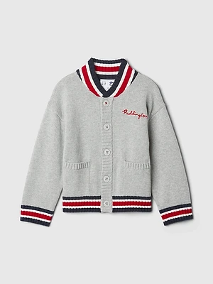 babyGap Paddington Embroidered Varsity Sweater