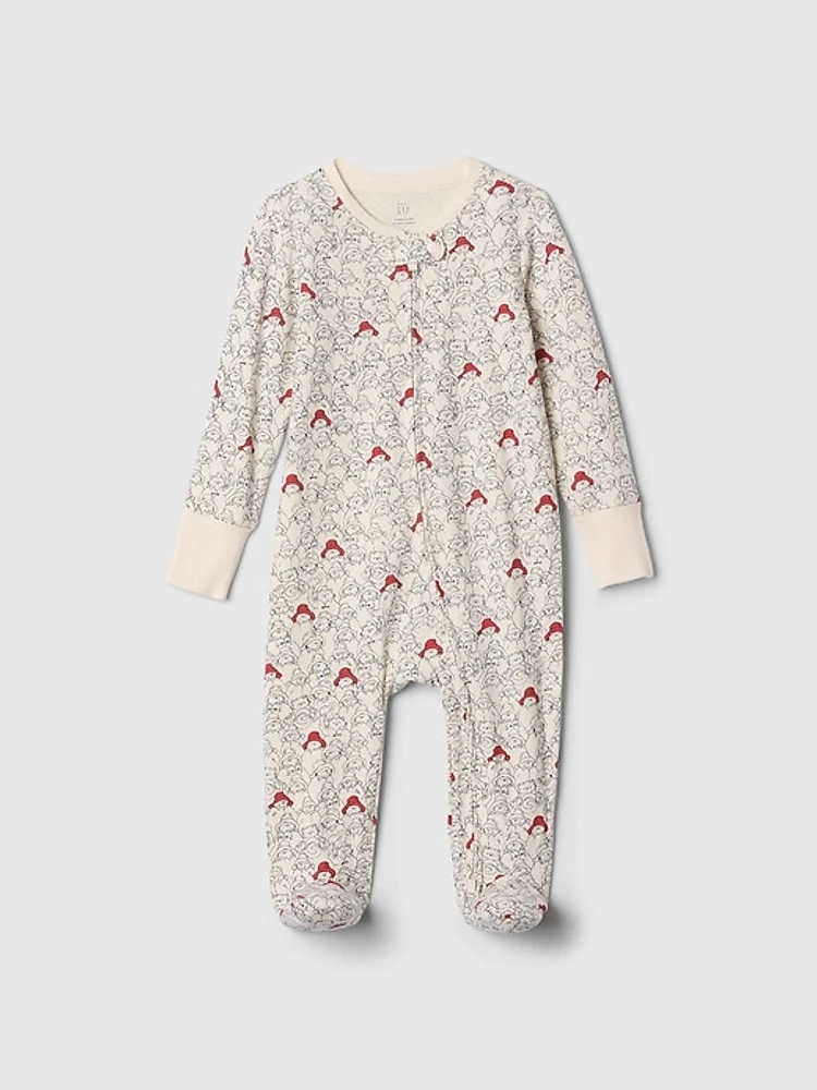 Baby Paddington Organic Cotton Footed One-Piece