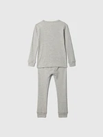 Baby & Toddler Organic Brushed Cotton Holiday PJ Set