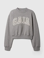 Gap x Cult Gaia Cropped Logo Sweatshirt