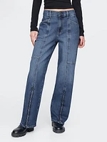 Mid Rise ’90s Loose Cargo Jeans