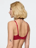 Lace Unlined Semi-Demi Bra