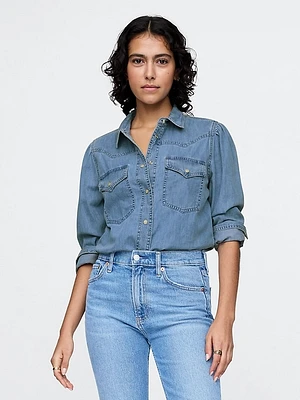 Denim Western Shirt