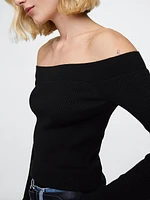 Off-Shoulder Sweater Top