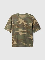 Heavyweight Cropped Camo T-Shirt