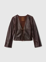 Gap × Cult Gaia Leather Jacket