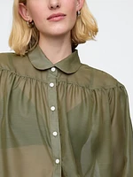 Oversized Sheer Shirt