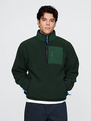 Sherpa Half-Zip Pullover