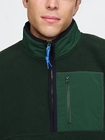 Sherpa Half-Zip Pullover