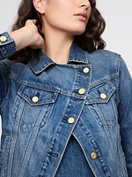 Gap × Cult Gaia Asymmetrical Denim Jacket