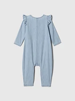 Baby Denim Heart One-Piece