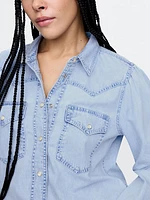 UltraSoft Denim Western Shirt